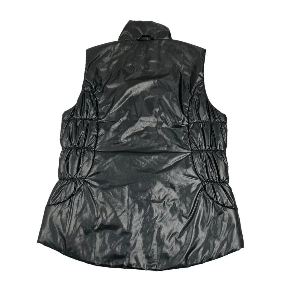 Lole Womens Black Puffer Vest‎ Size S (4-6)Water Repellent Windproof Lightweight